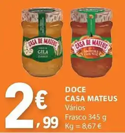 E.Leclerc Doce casa mateus vários promoção