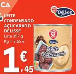 E.Leclerc Leite condensado açucarado délisse promoção