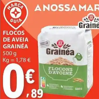 E.Leclerc Flocos de aveia grainéa promoção