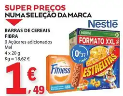 E.Leclerc Barras de cereais fibra Nestle promoção