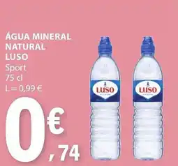 E.Leclerc Água mineral natural luso promoção