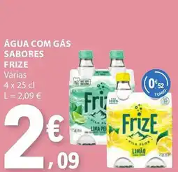 E.Leclerc Água com gás sabores frize promoção