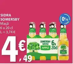 E.Leclerc Sidra somersby promoção