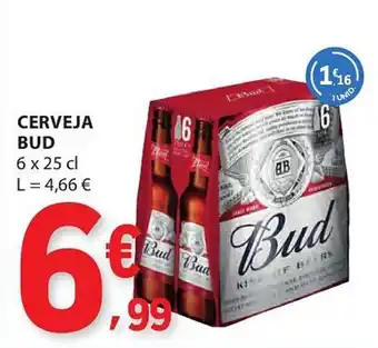 E.Leclerc Cerveja bud promoção
