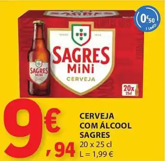 E.Leclerc Cerveja com álcool sagres promoção