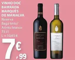 E.Leclerc Vinho doc bairrada marqués de marialva promoção