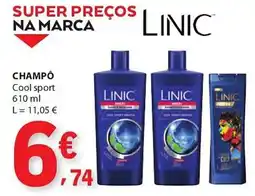 E.Leclerc Champô linic cool sport promoção