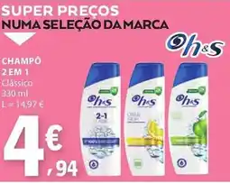 E.Leclerc Champo 2 em 1 h&s promoção