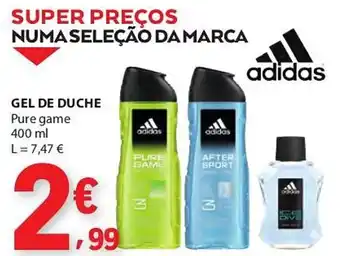 E.Leclerc Gel de duche adidas promoção