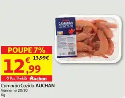 Auchan Camarão Cozido AUCHAN promoção