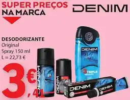 E.Leclerc Desodorizante denim promoção