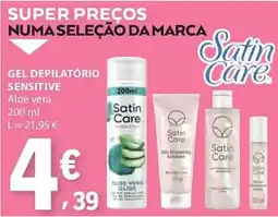 E.Leclerc Gel depilatório sensitive satin care promoção