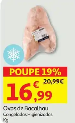 Auchan Ovas de Bacalhau promoção
