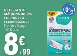 E.Leclerc Detergente máquina roupa folhas eco clean essence promoção