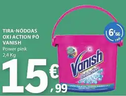 E.Leclerc Tira-nódoas oxi action pó vanish power pink promoção