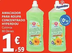 E.Leclerc Amaciador para roupa concentrado hyperdou promoção