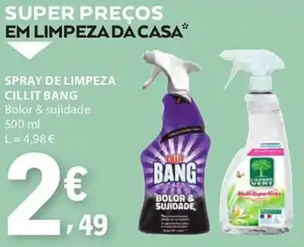 E.Leclerc Spray de limpeza cillit bang promoção