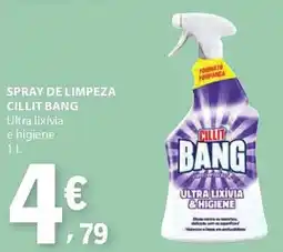 E.Leclerc Spray de limpeza cillit bang promoção