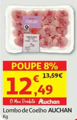 Auchan Lombo de Coelho AUCHAN promoção