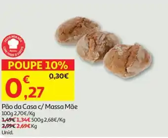 Auchan Pão da Casa c/ Massa Mãe promoção