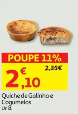 Auchan Quiche de Galinha e Cogumelos Unid. promoção