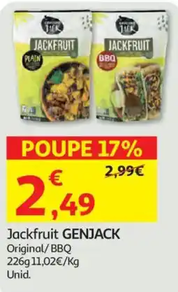 Auchan Jackfruit GENJACK promoção