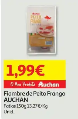 Auchan Fiambre de Peito Frango AUCHAN promoção