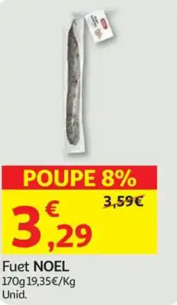 Auchan Fuet NOEL promoção