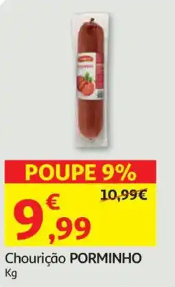 Auchan Chourição PORMINHO promoção