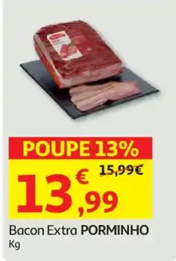 Auchan Bacon Extra PORMINHO promoção