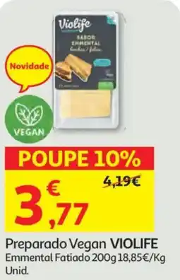 Auchan Preparado Vegan VIOLIFE promoção