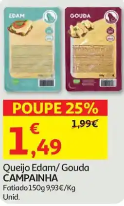 Auchan Queijo Edam/Gouda CAMPAINHA Fatiado promoção
