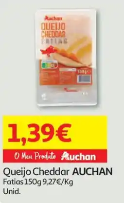 Auchan Queijo Cheddar AUCHAN Fatias promoção