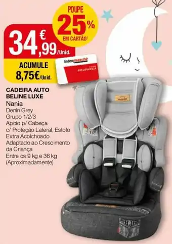 Cadeira Auto Beline Luxe