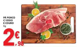 E.Leclerc Pá porco c/osso e couro promoção