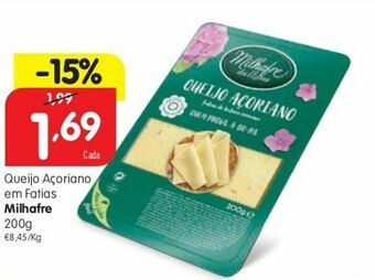 Queijo fatiado milhafre