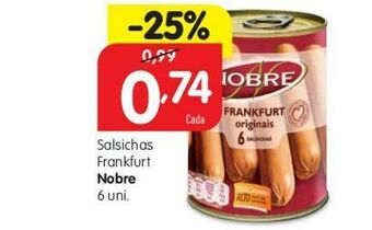 Minipreço Salsicha nobre promoção