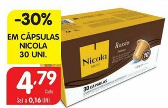Cápsulas de café nicola