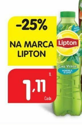 Minipreço Chá lipton promoção