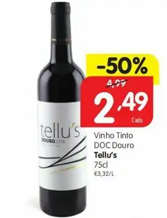Vinho tinto tellu´s