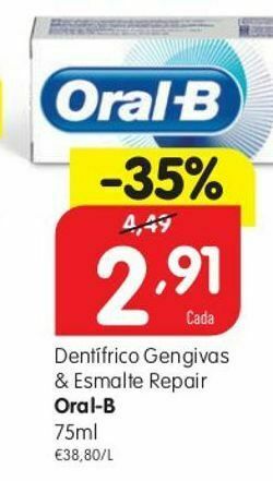 Pasta de dentes oral-b