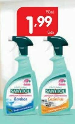 Limpadores sanytol