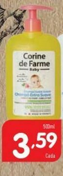 Minipreço Shampoo para bebé corine de farme promoção