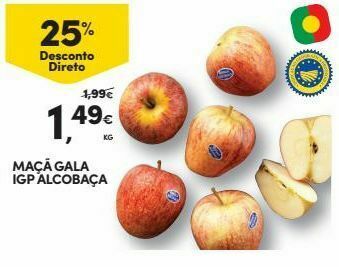 Continente Maçãs promoção