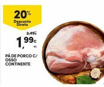 Continente Carne suína promoção