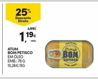Atum em lata bom petisco