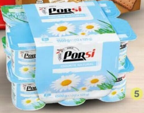 Intermarché Iogurte Natural PorSi 12 x 125g promoção