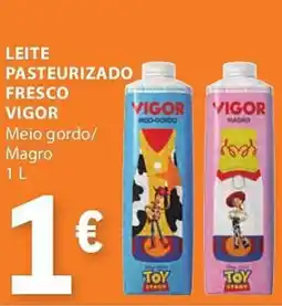 E.Leclerc Leite pasteurizado fresco vigor promoção