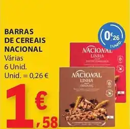 E.Leclerc Barras de cereais nacional promoção