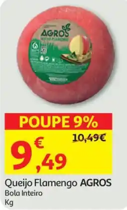Auchan Queijo Flamengo AGROS promoção
